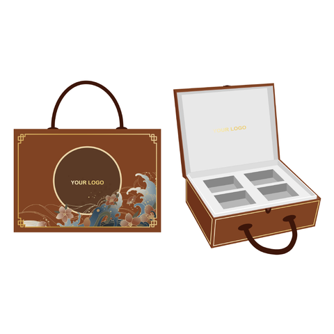 4pc Mooncake Briefcase-Themed Box