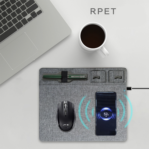 RPET Wireless Charging Mousepad