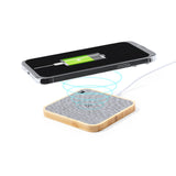 Bamboo square wireless charging