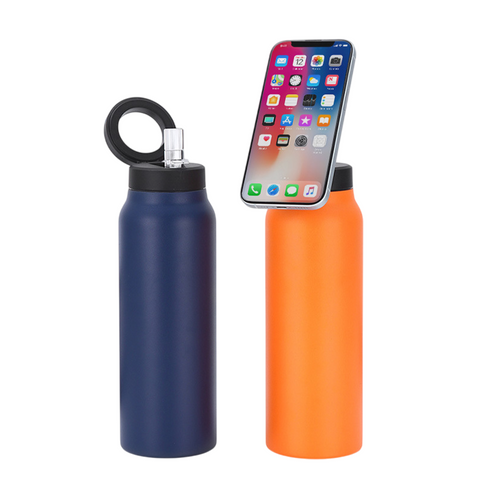 24oz Stainless Steel Bottle with Magsafe Phone Holder
