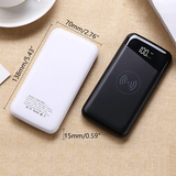 2 in 1 Function Wireless Charger + 10000mAh Powerbank with LED Screen Indicator