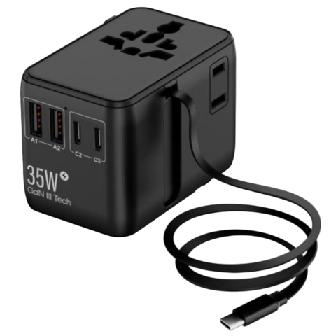 35W Travel Adaptor 3 type C + 2USB 1005DFW