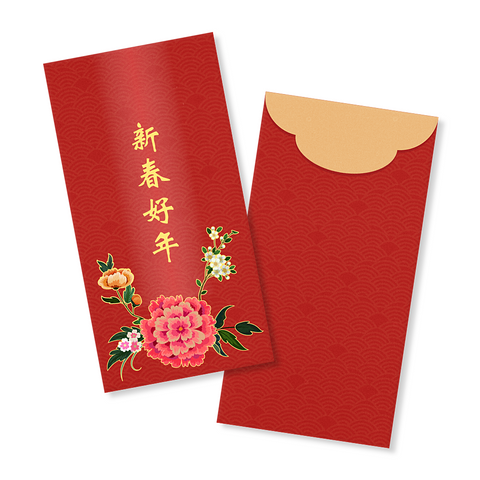 Customised Red Packet with Hot Stamp and Spot UV Printing 3