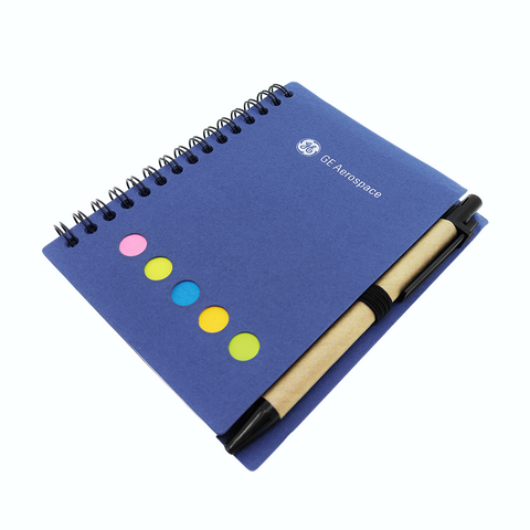A6 Notebook with Recycle Ball Pen