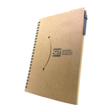 A5 Eco Notebook with Post-It Notes and Recycle Ball Pen