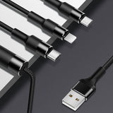 3 in 1 Nylon Woven Charging Cable - YG Corporate Gift