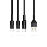 3 in 1 Nylon Woven Charging Cable - YG Corporate Gift