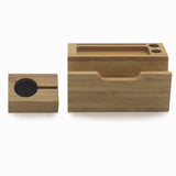 Bamboo charging Dock Stand holder come with USB Ports - YG Corporate Gift