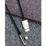 Bullet Zinc Alloy Elbow Data Charging Cable - YG Corporate Gift