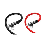 Bullet Zinc Alloy Elbow Data Charging Cable - YG Corporate Gift