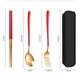 Stainless Steel 3-pcs Korean Cutlery Set - YG Corporate Gift