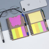 PP coil Creative Post-it notepad with Pen - YG Corporate Gift