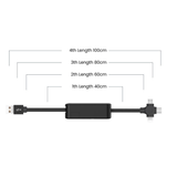 4 in 1 Retractable USB Type-C Charging Cable