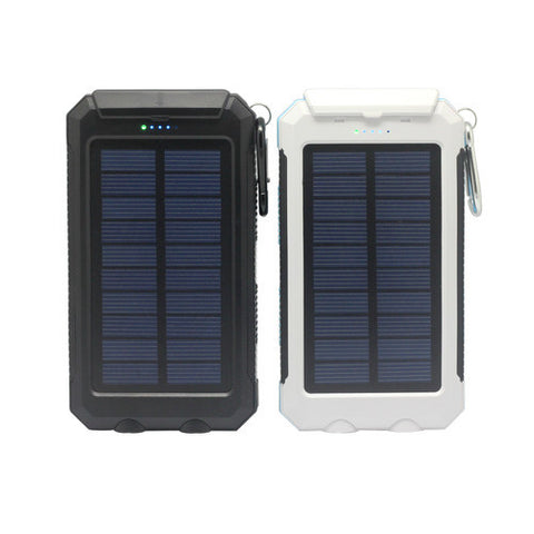 Waterproof Solar Powerbank with double LED torches and compass - YG Corporate Gift