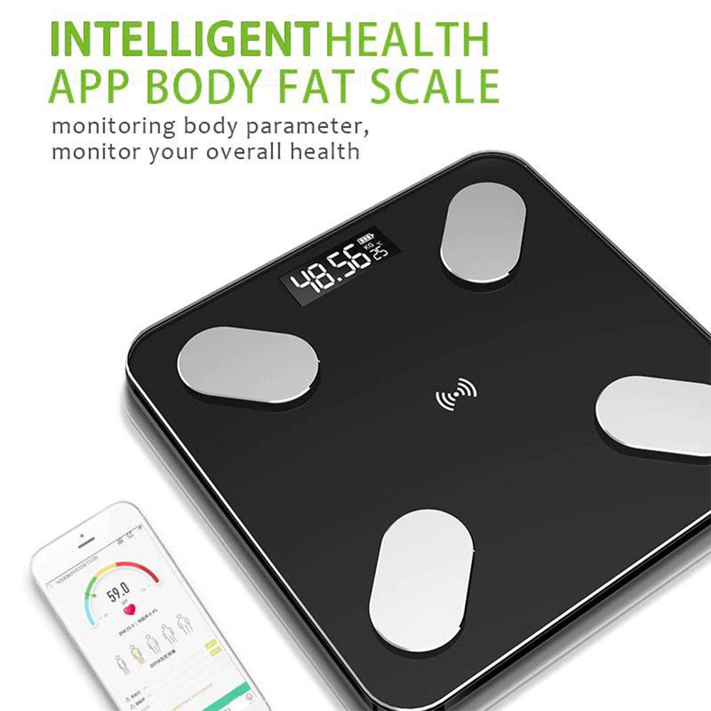 XC-2021A APP intelligent body fat scale household electronic scale body  weight scale body scale - AliExpress