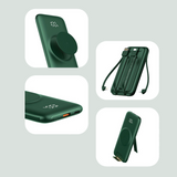 10000mAh Powerbank with built-in Cables