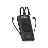 10000mAh Powerbank with built-in Cables