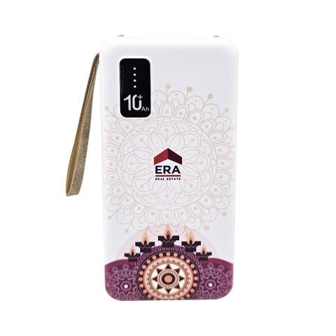 10000mAh Powerbank with 3 built in Cables