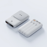 20000mAh Wireless, Fast-Charging Charger + MagSafe Powerbank with 3 Built In Cables