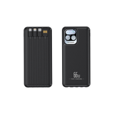 20,000mAh Wireless Fast Charge Powerbank with 4 Built In Cables