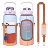 Insulated 2L Water Bottle Holder with Strap