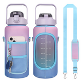 Insulated 2L Water Bottle Holder with Strap