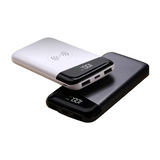 2 in 1 Function Wireless Charger + 10000mAh Powerbank with LED Screen Indicator