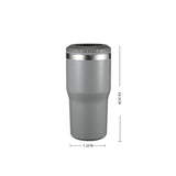 30oz Stainless Steel Vacuum Insulated Tumbler with Leak Resistant Flip Straw