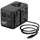 45W Travel Adaptor 3 type C + 2USB 1006DTW
