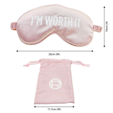Satin Eye Mask with Drawstring Pouch