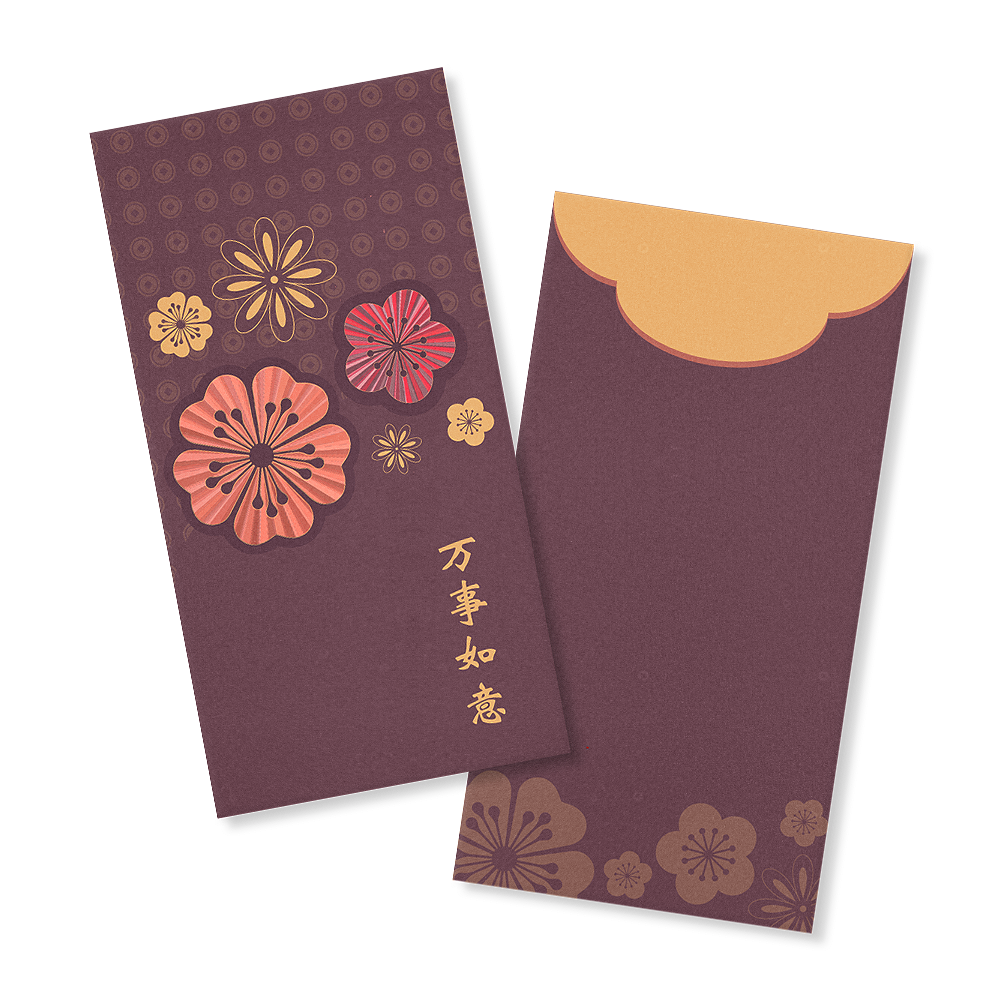 Customised Red Packet Customised Red Packet with Hot Stamp and Spot UV Printing 2