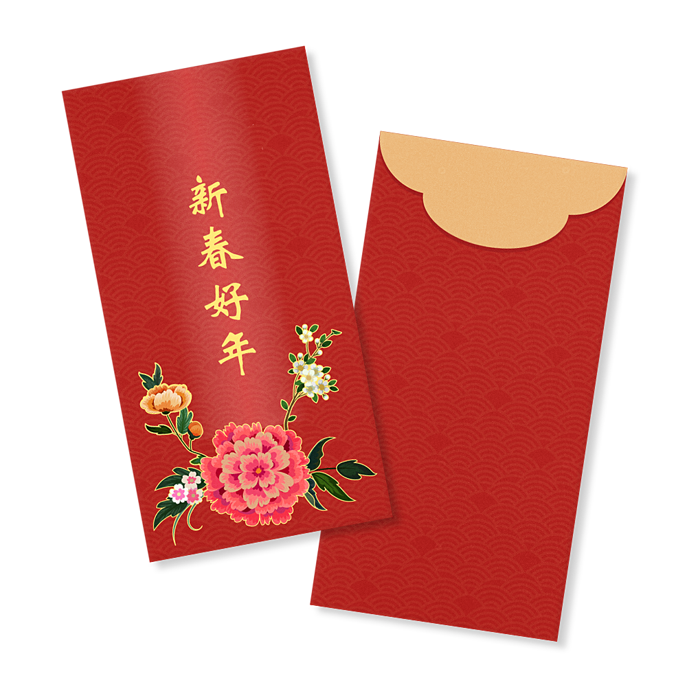 Customised Red Packet Customised Red Packet with Hot Stamp and Spot UV Printing 3