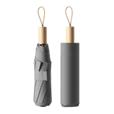21" Shape Memory Umbrella with Wooden Handle