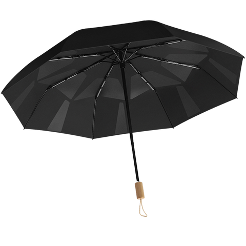 21" Shape Memory Umbrella with Wooden Handle