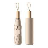 21" Shape Memory Umbrella with Wooden Handle