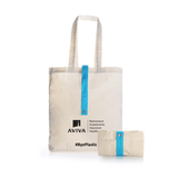 10oz Foldable Cotton Canvas Tote Bag