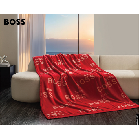 Boss Double-Sided Thick Milk Velvet Blanket