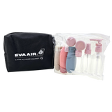 Customized Toiletries Pouch with Travel Refillable Bottle Set