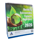 Fully Customisable Standing Calendar with Hard Backing