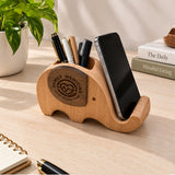 Wooden Multifunctional Elephant Stand
