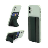 Foldable Magnetic Phone Stand with Card Holder
