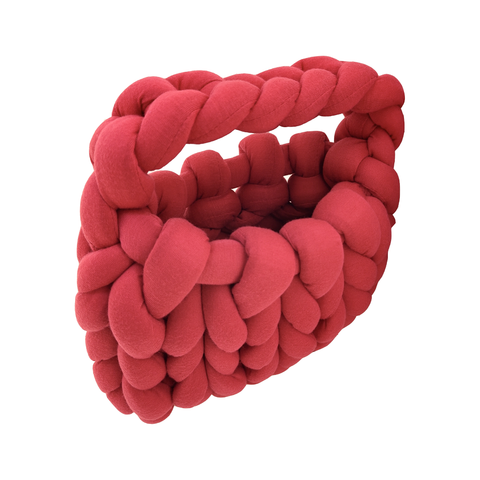 Chunky Yarn Knit Tote Bag