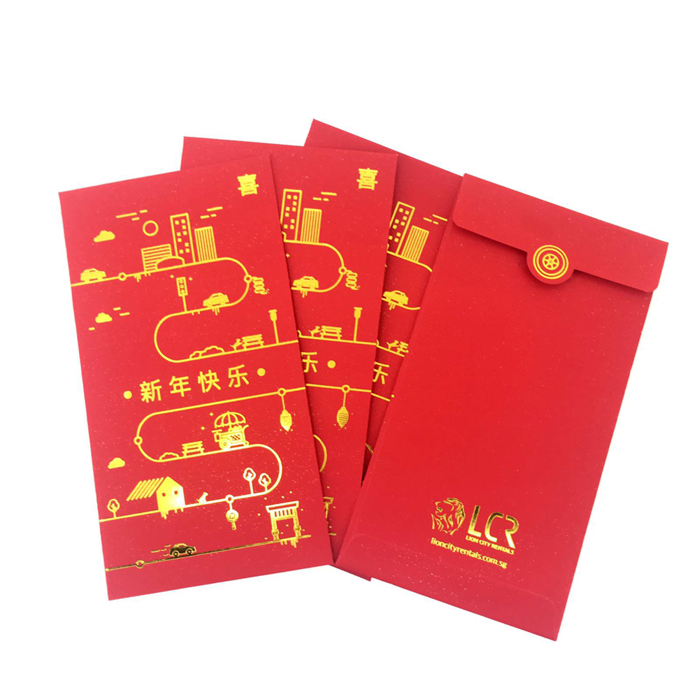 Customised Red Packet Customised Red Packet with Hot Stamp Printing