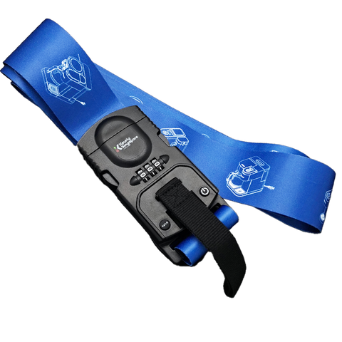 Luggage Strap with Weighing Scale + Lock