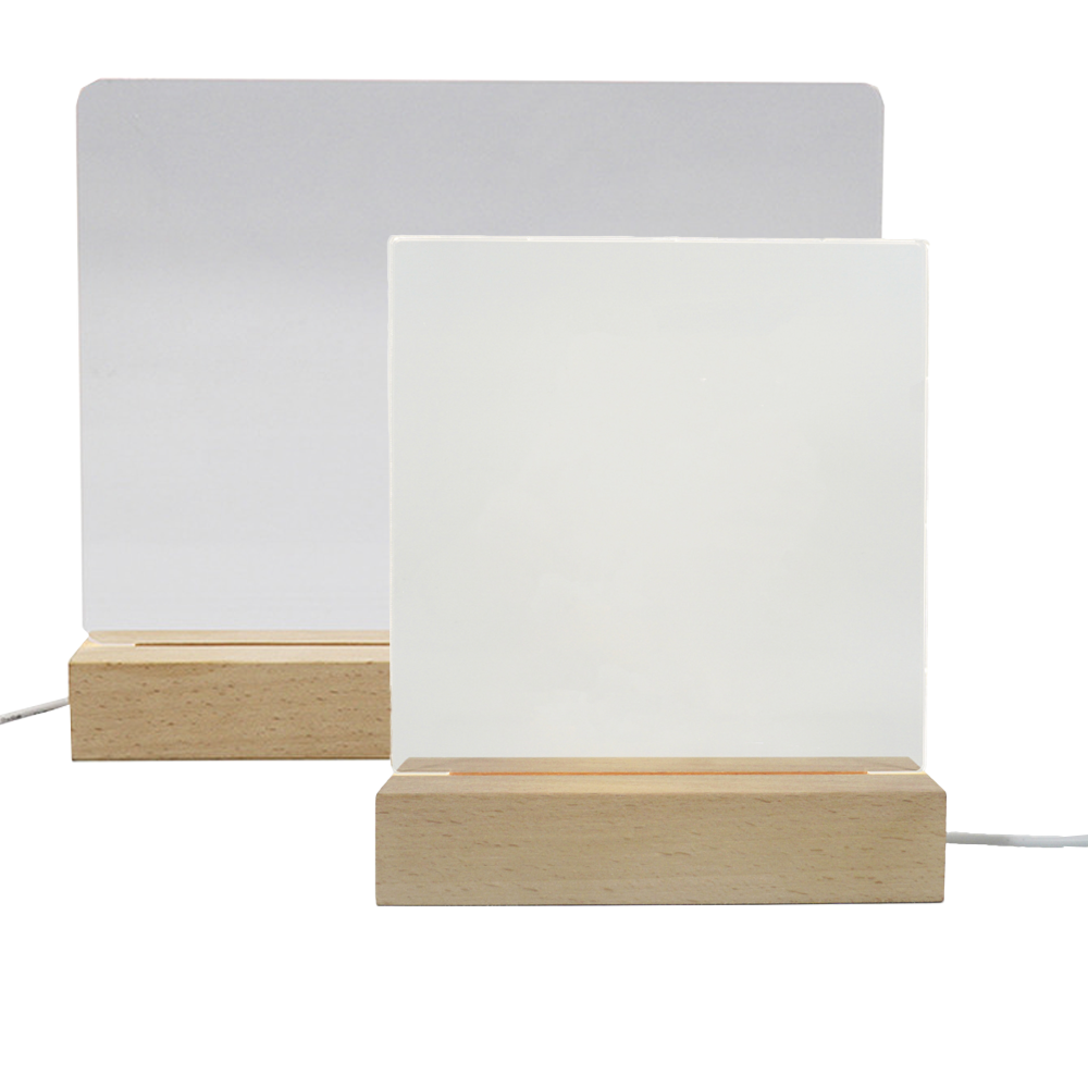 Led Board Base LED Display Board with Wooden Base
