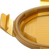 LocknLock Crystal Amber Round Food Container Set (2 pieces)