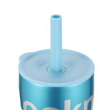 LocknLock Shiny Mirror Blue Straw Cup