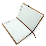 A5 PU Leather Hardcover with Card Pocket Notebook Planner