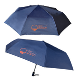 21" Auto Open/Close Foldable Umbrella with Black UV