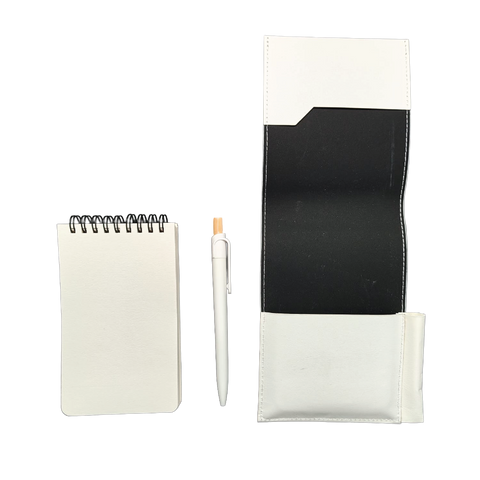 Notebook Set with Leather Pouch & Pen